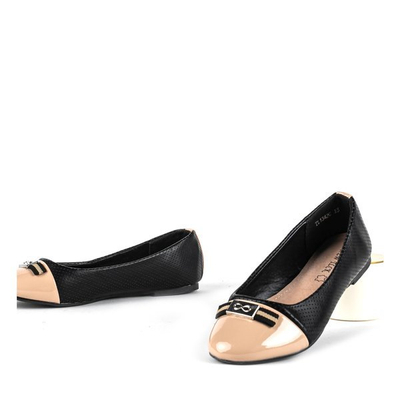 Ballerine enfant noire avec nœud Tulsa - Chaussures 1