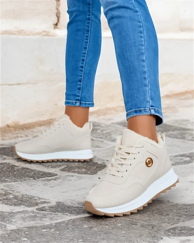 Royalfashion Baskets chauffantes pour femme avec fourrure Casot