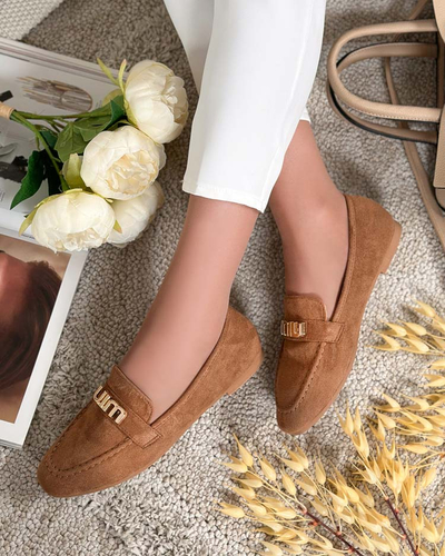 Royalfashion Mocassins pour femme avec embellissement Heimero