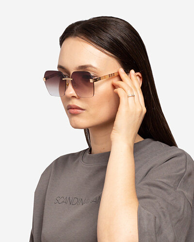 Royalfashion Lunettes de soleil carrées