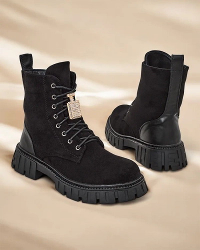Les bottes femme en éco-suède Royalfashion Edvines