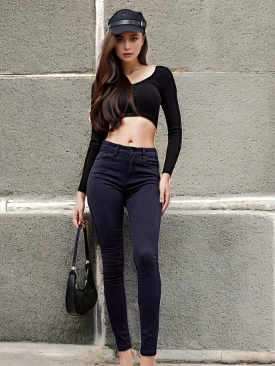 Royalfashion Pantalon tube femme