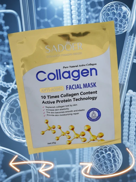 Masque Facial Collagène Sadoer Alethea 25ml Anti-Âge Protéine