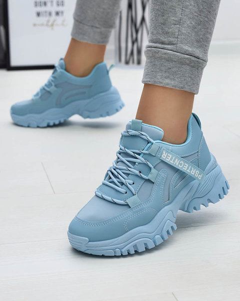 Chaussures de sport bleues pour femmes Evilpo- Footwear
