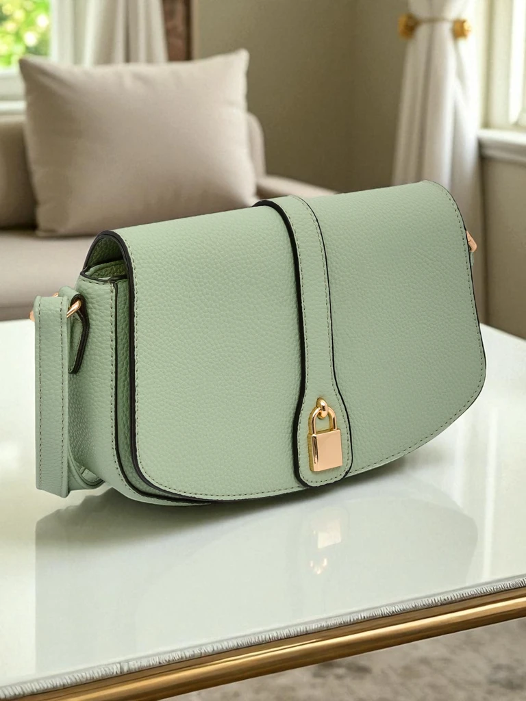 Royalfashion Petit sac à main pour femme en cuir écologique Moderno Viva