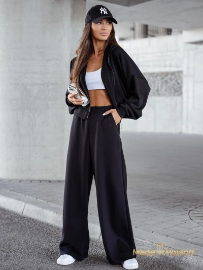 Ensemble de survêtement en viscose pour femmes Long Waves