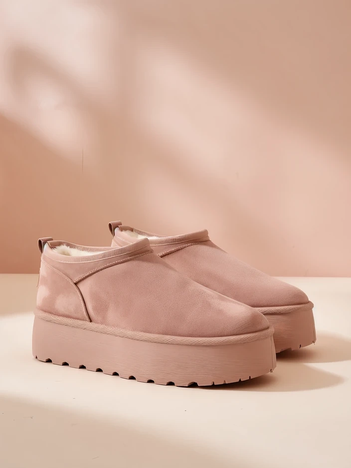 Royalfashion Bottes courtes pour femmes a'la bottes de neige Ozozi