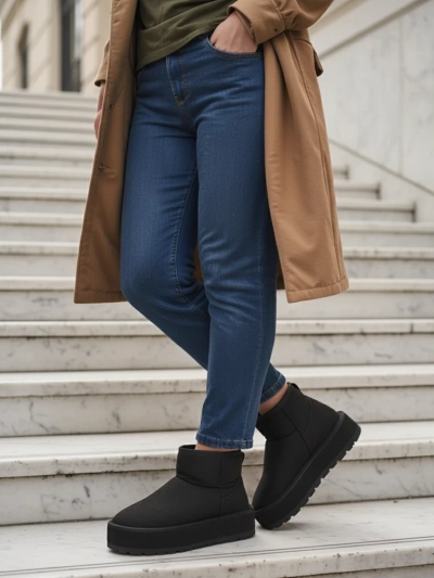 Royalfashion Bottes de neige pour femmes Ysiof