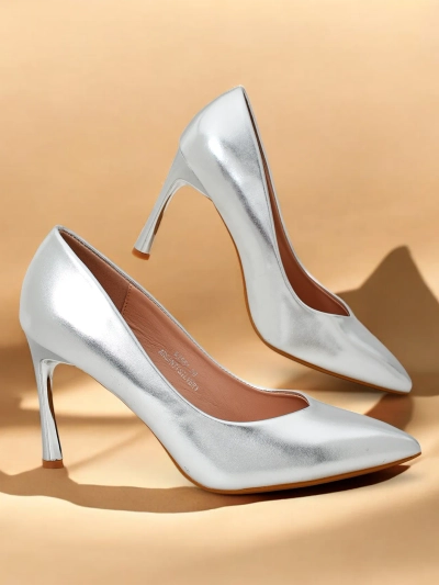 Royalfashion Escarpins classiques à talons aiguilles pour femmes, de style pointu, modèle Doemi