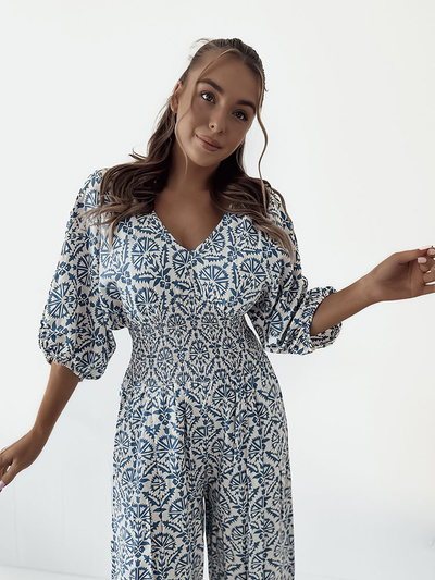 Royalfashion Combinaison à motifs pour femme