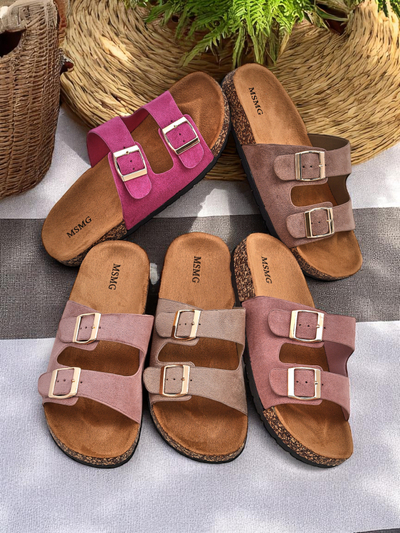 Sandales pour femmes Royalfashion avec boucles Foumy