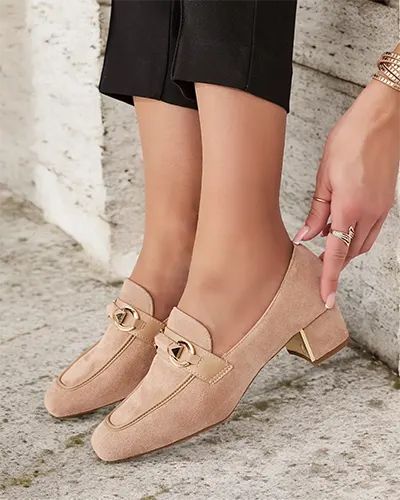 Royalfashion Élégants mocassins pour femme sur tige Orino