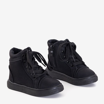 Baskets Floopy noires pour enfants - Footwear