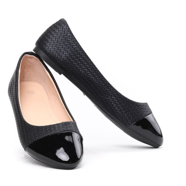 Czarne balerinki Holland- Obuwie