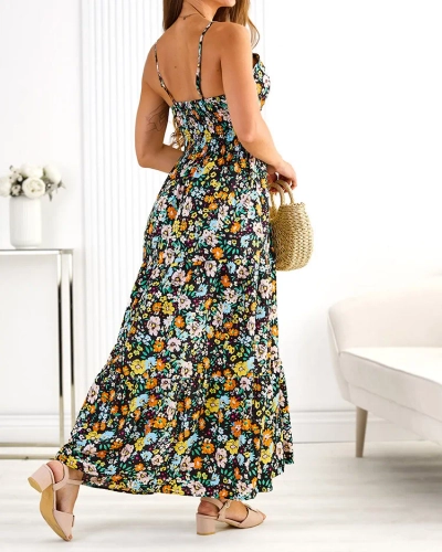 Royalfashion Robe midi en coton pour femme