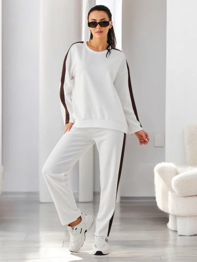 Royalfashion Ensemble de sport pour femmes Casual Form