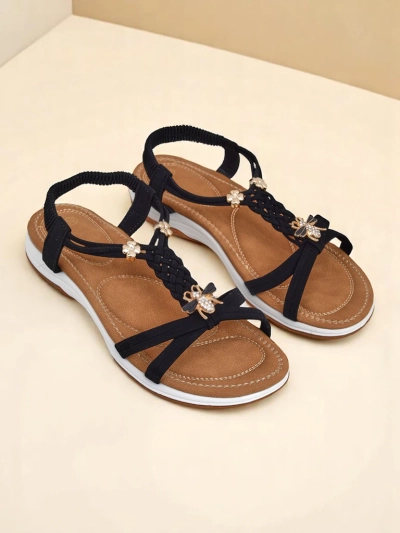 Royalfashion Sandales ornées pour femmes Fiacco