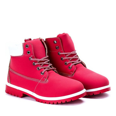 Bottes isolées rouges Nelli - Chaussures