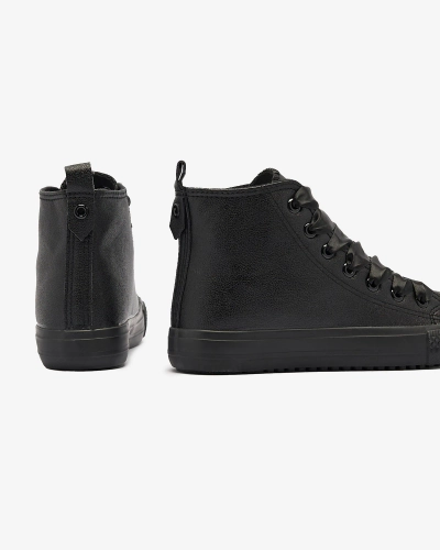 Black Baskets de sport pour femmes Macako- Footwear