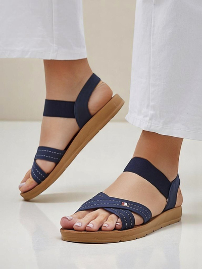 Royalfashion Sandales élastiques pour femmes Zerefis