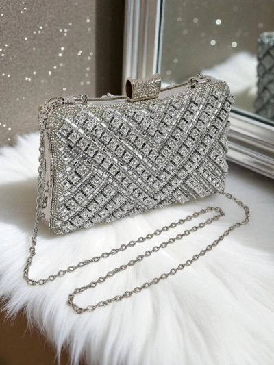 Royalfashion Pochette pour femme avec strass Seraphine Glint