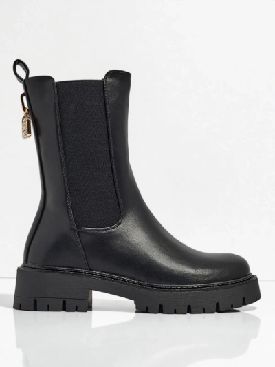 Bottines hautes pour femmes en cuir écologique Varinell