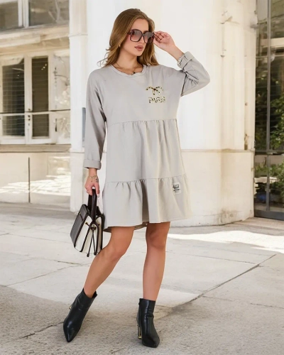 Royalfashion Robe en tissu pour femme