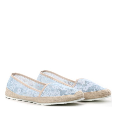 Espadrilles bleues à fleurs Lyuba - Chaussures 1