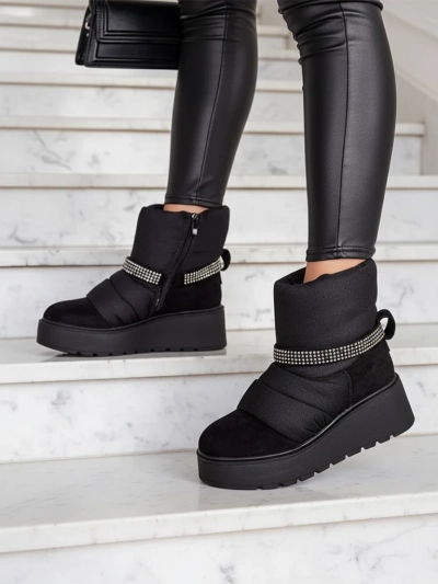 Bottes de neige compensées pour femmes Royalfashion Renosi