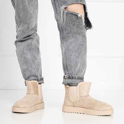 Bottes de neige pour femmes beiges Gavi - Footwear