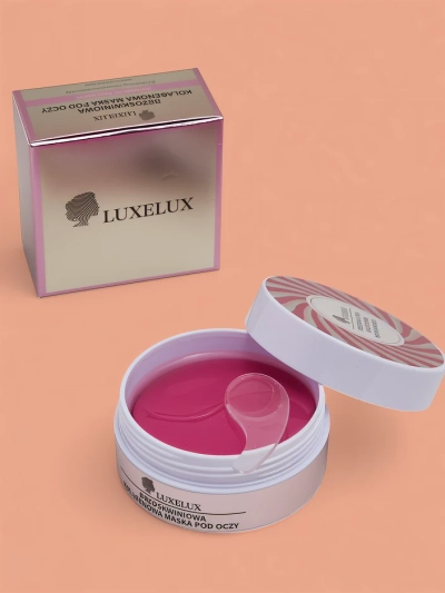 Luxelux Masques pour les yeux au collagène de pêche 60 pcs.