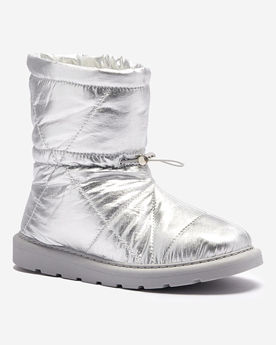 Silver bottes isolées pour femmes a'la bottes de neige Kaliolen - Footwear