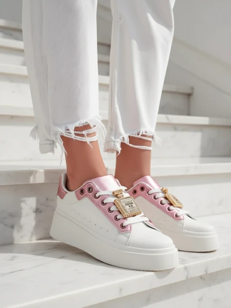 Moderna Eleganza Chaussures Dorées pour Femmes