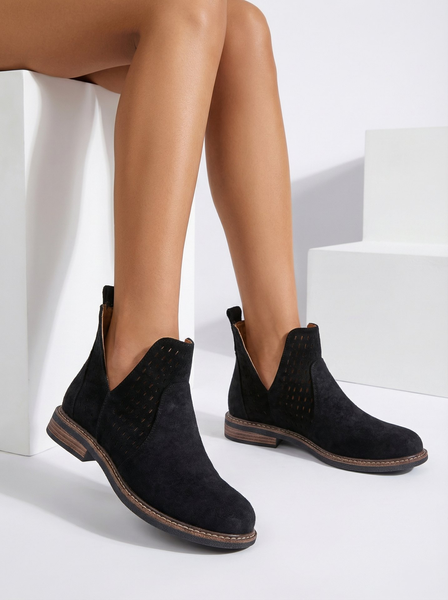 Royalfashion Bottes eko en daim Ovilla pour femme