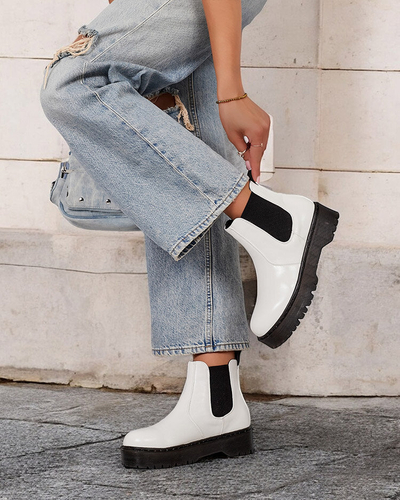 Royalfashion Bottes Movitas en cuir eko pour femme