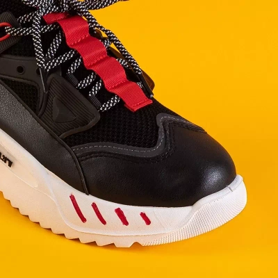 OUTLET Baskets de sport homme Mapsy noires - Chaussures