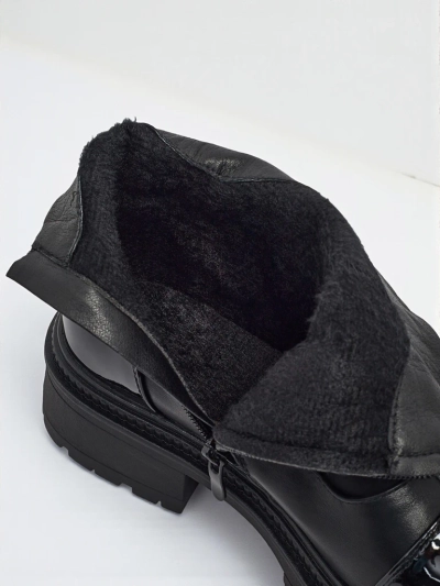 Bottines à lacets pour femmes Elisse en cuir écologique