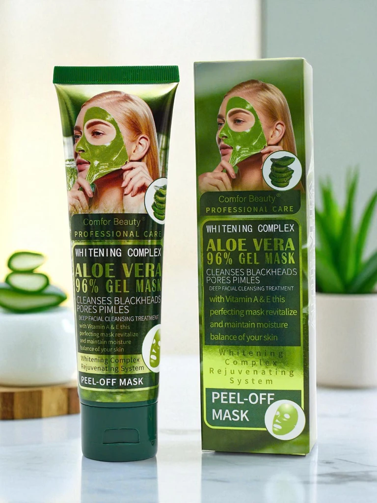 Aurelia Vita Masque Aloe Vera 96% Complexe Éclaircissant Gel Peel-Off
