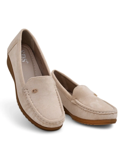 Royalfashion Mocassins pour femmes sur un petit talon Lepolt