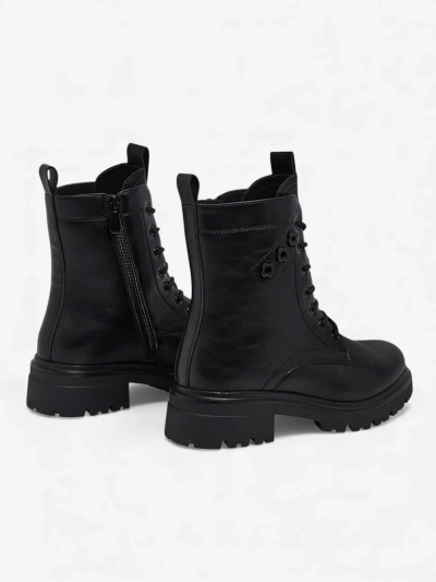 Bottines à lacets pour femmes en cuir écologique Nometa