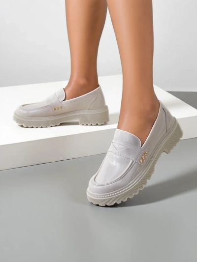 Royalfashion Mocassins en vernis pour femmes Dunes