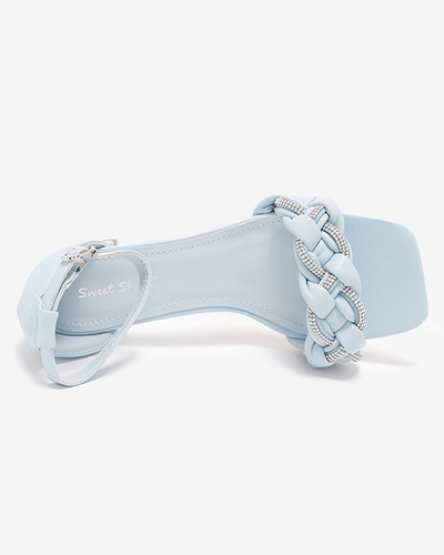 Sandales bleues pour femmes sur le poteau Marienka - Footwear