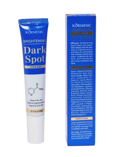 Crème éclaircissante pour le teint et la décoloration