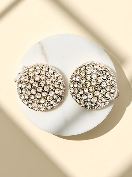 Royalfashion Boucles d'oreilles à clip pour femme avec zircon cubique