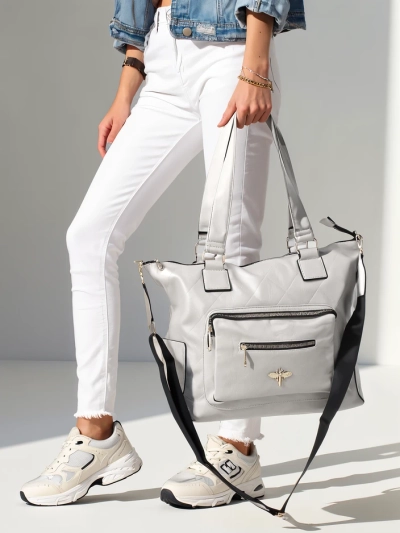 Sac à main Royalfashion pour femmes en éco-cuir avec une poche à l'avant