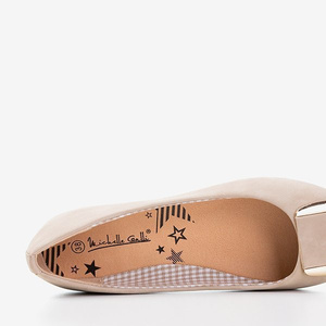 Ballerines femme beige Milagros - Footwear