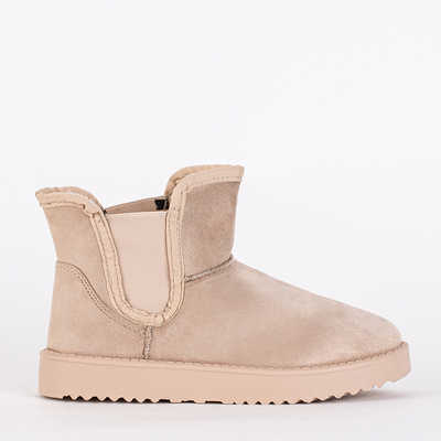 Bottes de neige pour femmes beiges Gavi - Footwear