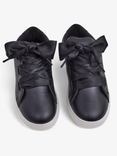 Baskets éco-cuir Royalfashion pour femmes avec lacets décoratifs Etti