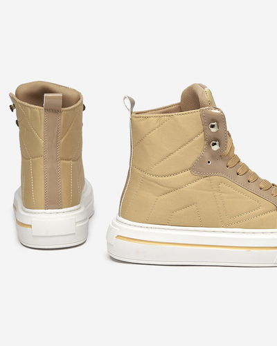 OUTLET Baskets de sport femme kaki Asmako- Footwear