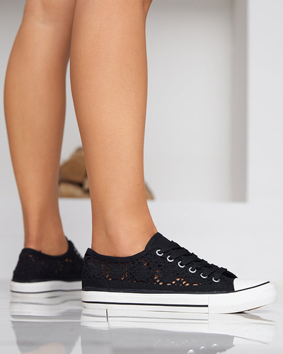 Baskets Tareni noires ajourées pour femme - Footwear